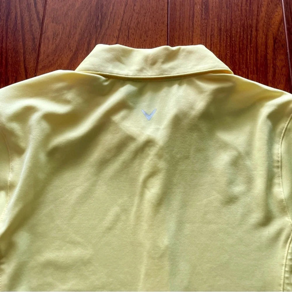 Callaway women’s yellow pearl snap golf polo S - Picture 9 of 9